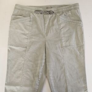 Maurices Weekender Canvas Stretch Drawstring Pants in L